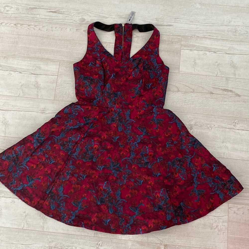 Red Foil Dress